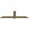 Ekena Millwork Eugene Rough Sawn Timber Gable Bracket, Douglas Fir, 72"W x 24"H x 2"D x 6"F, 8/12 Pitch GBW072X24X0206EUG00RDF - alternate 4